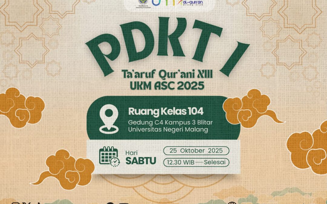 PDKT 1 Ta’aruf Qur’ani XIII UKM ASC 2025