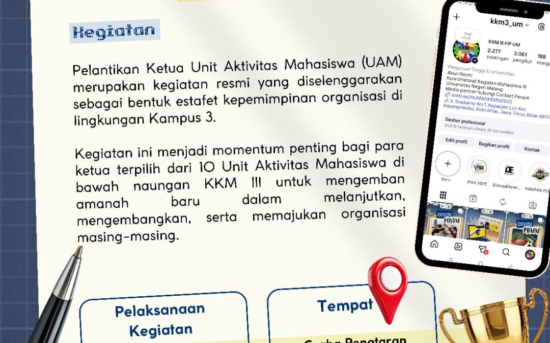 Pelantikan UAM 2026 Kampus 3 UM